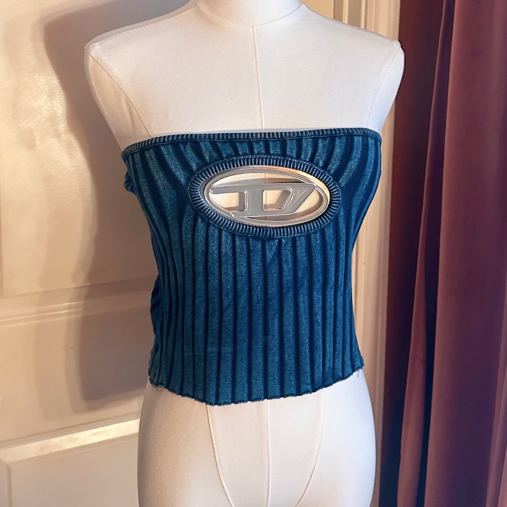 SOLD Diesel Logo Tube Top